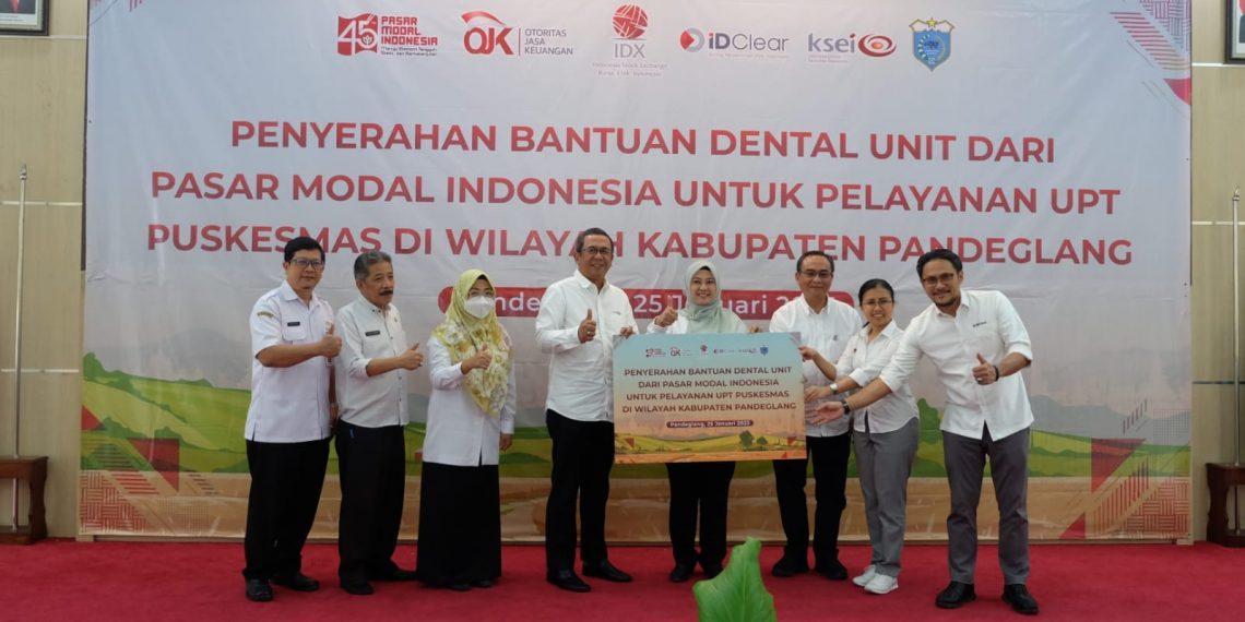Peduli Sesama, Pasar Modal Gelar Donor Darah di Jawa Timur,  dan Bantuan Dental Unit di Pandeglang, Banten