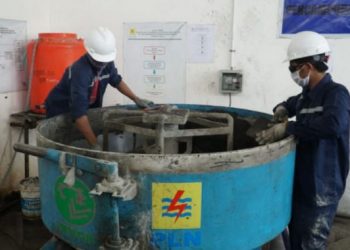 PLN Sulap Limbah Batu Bara Jadi Masjid