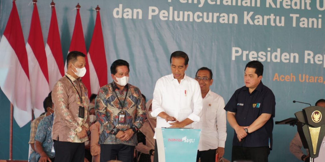 Dukung Ketahanan Pangan, Presiden Jokowi Luncurkan Kartu Tani Digital dan KUR BSI di Aceh