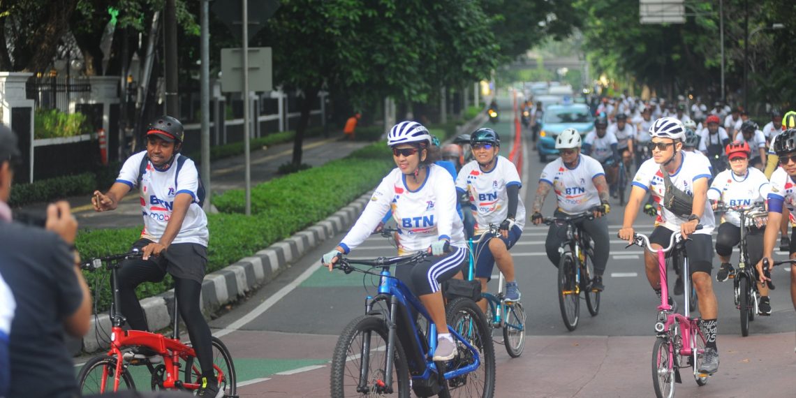 Gowes Bareng HUT Ke73 BTN