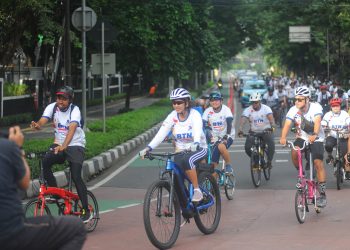 Gowes Bareng HUT Ke73 BTN
