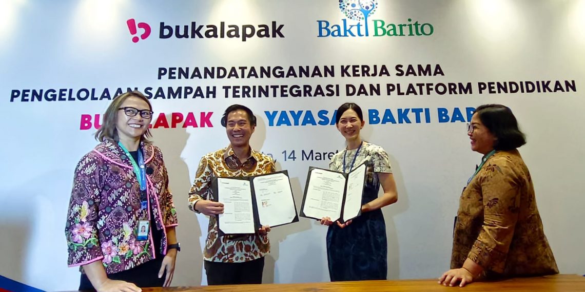 Bukalapak dan Yayasan Bakti Barito Bermitra,  Dukung Lebih Dari 15  juta UMKM Kelola Sampah