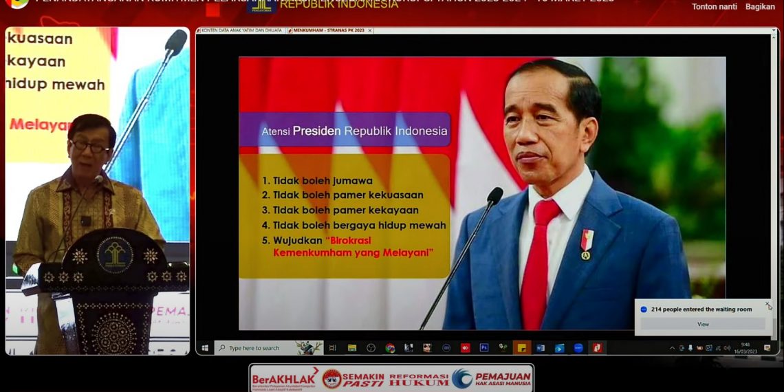 Menkumham Instruksikan Jajaran Kemenkumham Terapkan Pola Hidup Sederhana