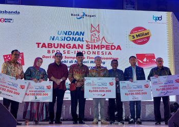 Bank Nagari Sukses Sebagai Tuan Rumah Panen Rejeki Bank BPD yang merupakan Program Undian Nasional Simpeda BPDSI 2023