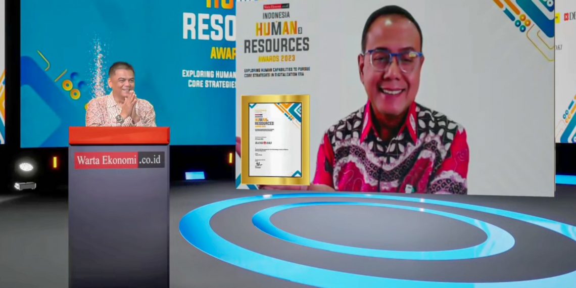 Sukses Transformasi Pengelolaan SDM Berbasis Digital, Bank DKI Kembali Raih Indonesia Human Resources Awards 2023