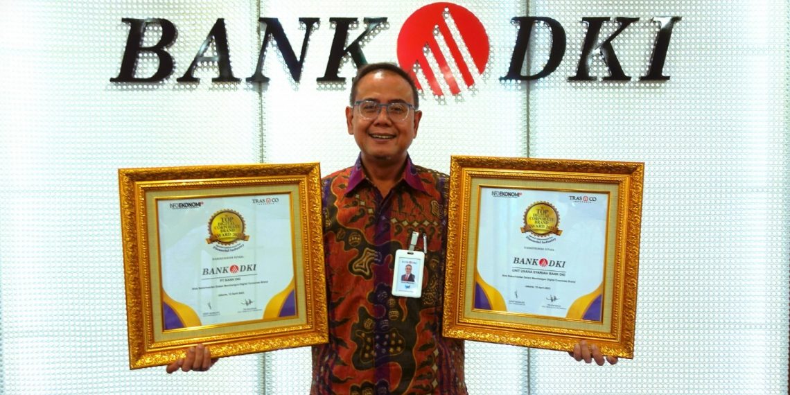 Bank DKI Raih TOP Digital Corporate Brand Award 2023 Kategori Konvensional dan Syariah