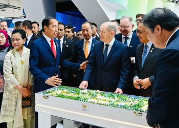 Maket IKN Karya Pengurus Gekrafs jadi Kebanggaan Presiden Jokowi di Hannover Messe 2023
