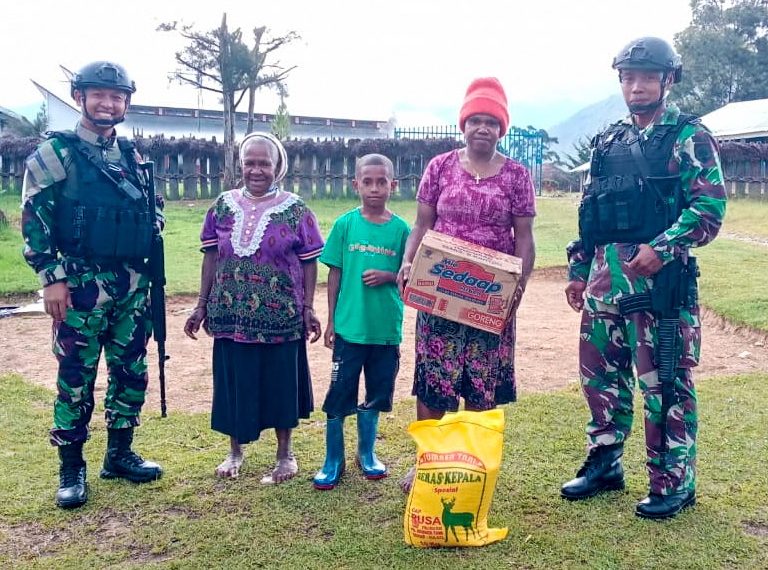 Klasis Gereja Baptis Kab. Lanny Jaya Apresiasi Kepedulian Satgas Yonif 721/Mks Kepada Masyarakat