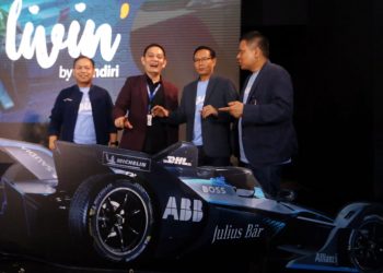 Pacu Transaksi Digital, Bank Mandiri Layani Penjualan Tiket Formula E 2023 di Livin’ Sukha