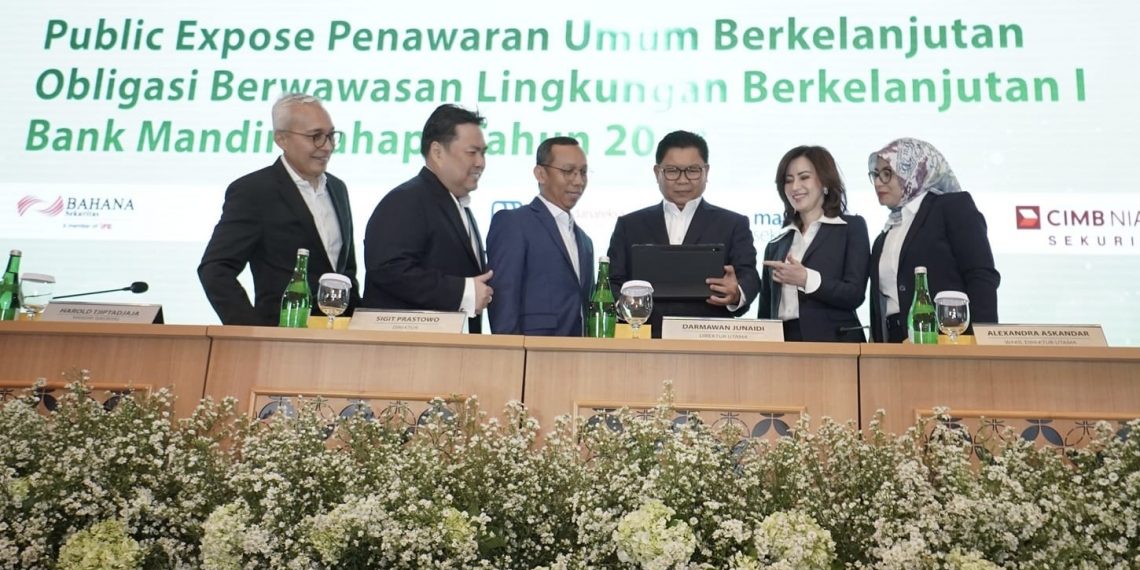 Komitmen Bangun Bisnis Berkelanjutan, Bank Mandiri Incar Rp5 Triliun dari Penerbitan Green Bond