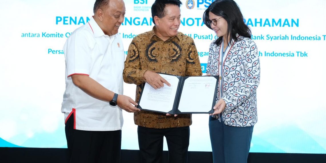 BSI, KONI dan PSSI bersinergi Kembangkan Olahraga Indonesia