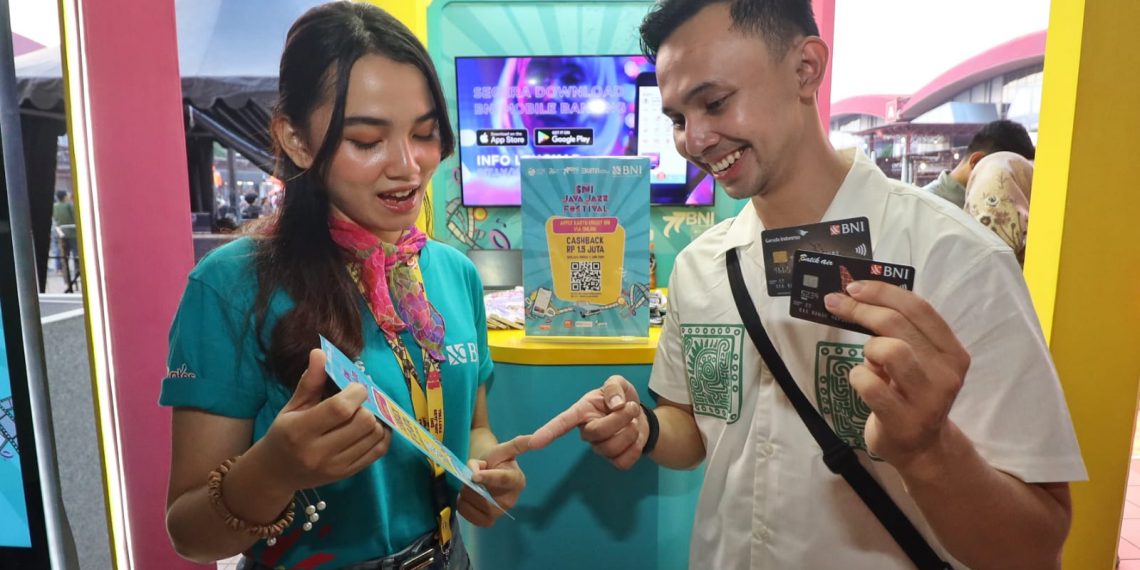 BNI Java Jazz Festival 2023 Jadi Peluang BNI Gaet Milenial Miliki Kartu Kredit BNI