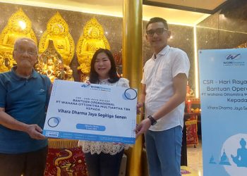 Bantuan WOM Finance ke Vihara Dharma