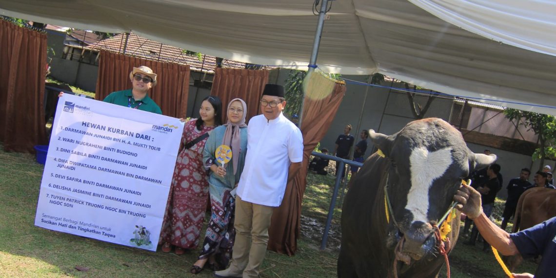 Bank Mandiri Bagikan Daging 760 Hewan Kurban Idul Adha 1444 H ke Masyarakat