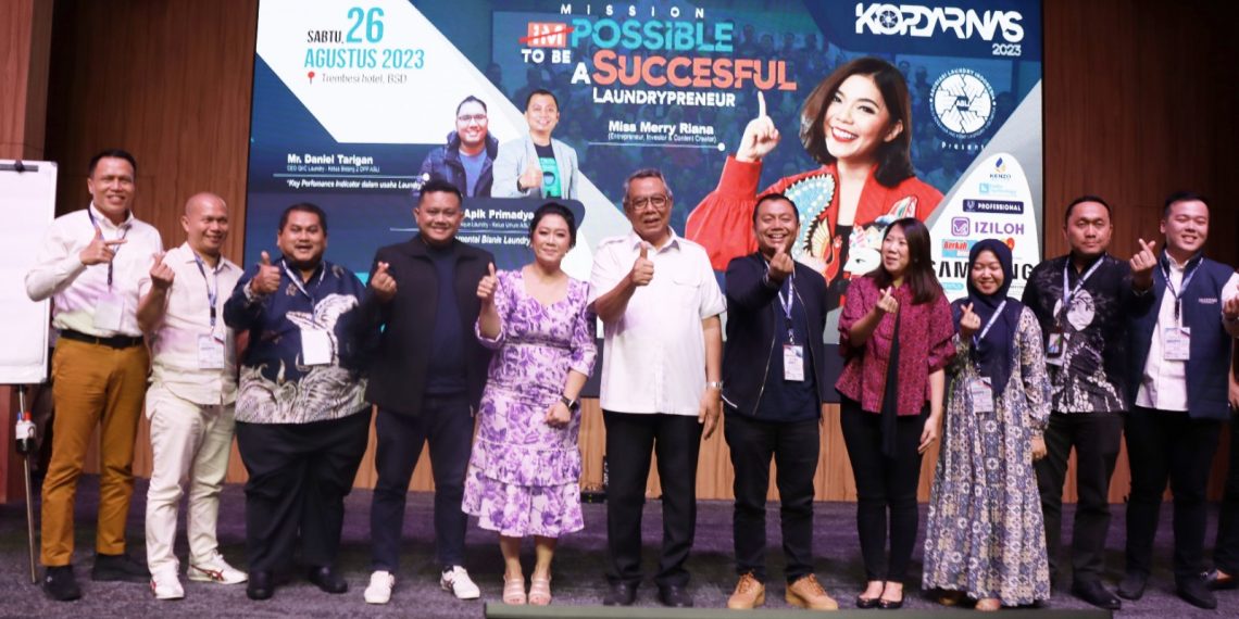Maria Eva Sriulina, CEO sekaligus Founder IZILOH, start up Aplikasi laundry market Place, Terpilih menjadi Ketua Umum Asosiasi Laundry Indonesia Masa Bakti 2023 – 2027
