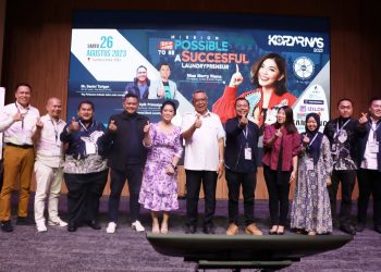 Maria Eva Sriulina, CEO sekaligus Founder IZILOH, start up Aplikasi laundry market Place, Terpilih menjadi Ketua Umum Asosiasi Laundry Indonesia Masa Bakti 2023 – 2027
