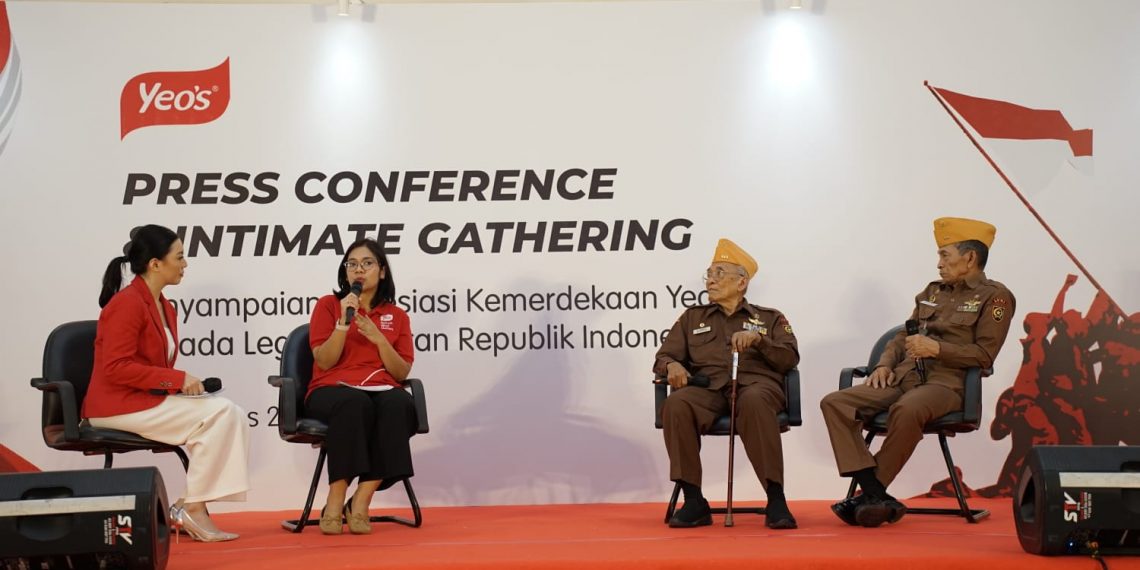 Bertepatan dengan HUT RI Ke-78, Yeo’s Indonesia Berikan Apresiasi kepada Legiun Veteran Republik Indonesia (LVRI)