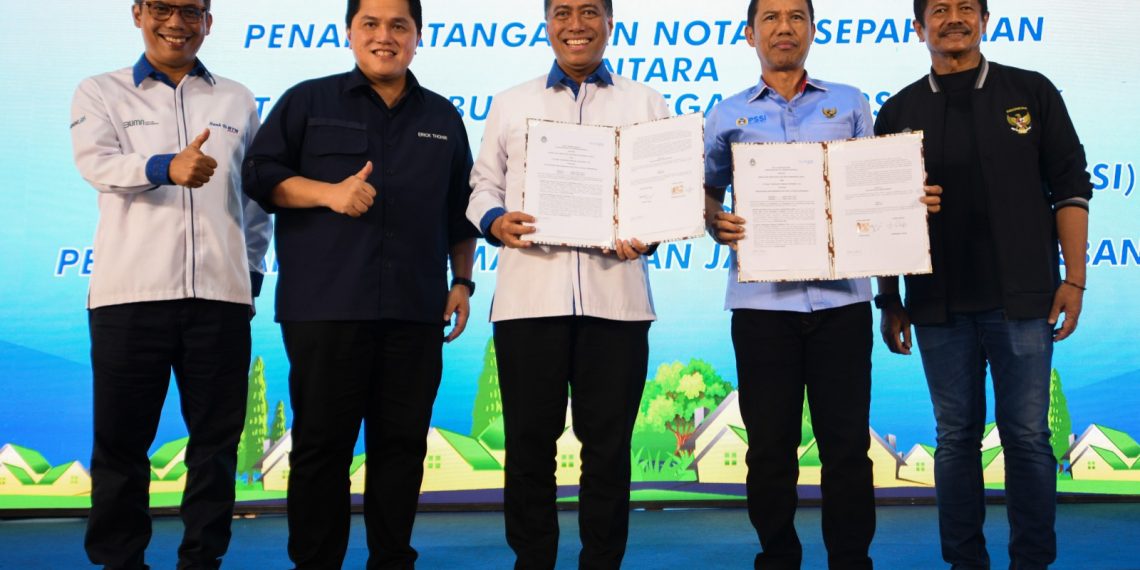 BANK BTN dan PSSI Berkolaborasi Sediakan Hunian Layak Bagi Pelaku Olahraga SepakBola