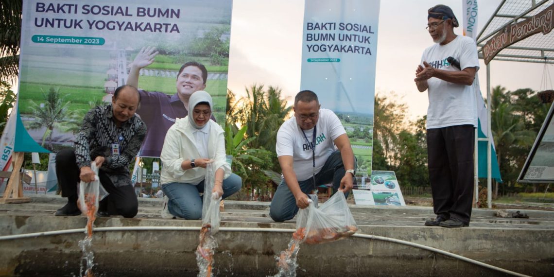 BSI dan Program Bakti Sosial BUMN Dukung Usaha Masyarakat Pedesaan di Yogyakarta