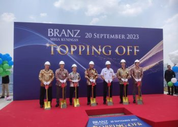 Tokyu Land Indonesia Lakukan Topping Off BRANZ Mega Kuningan