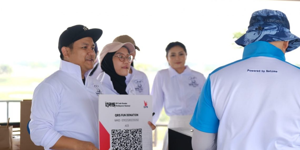 Netzme Gelar Turnamen Golf Berbasis Qris Perdana Kegiatan ini dalam rangka Anniversary Netzme yang ke 6, peserta turnamen diajak berdonasi untuk pelestarian mangrove di Kepulauan Seribu