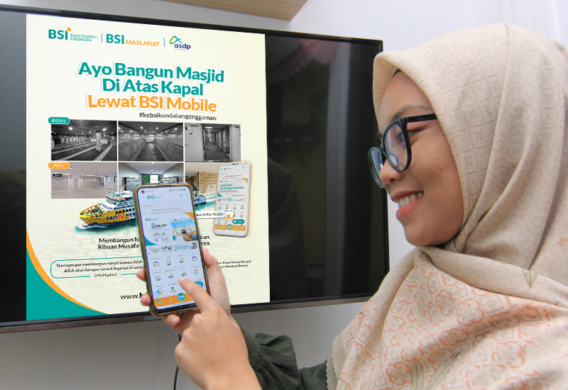 Pembangunan Masjid di atas Kapal Ferry KMP Port Link III