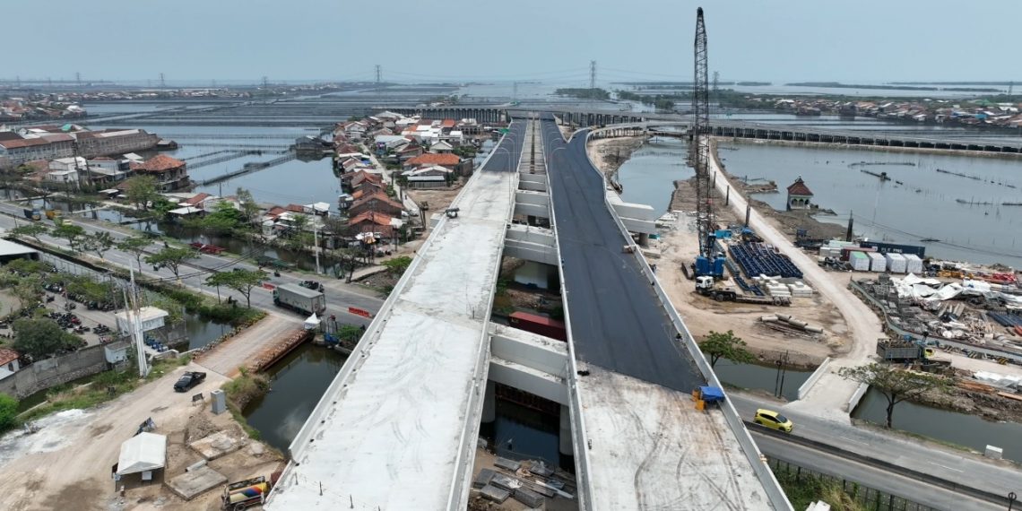 Hutama Karya Targetkan Proyek Tol Semarang-Demak Seksi 1A Kelar di April 2025