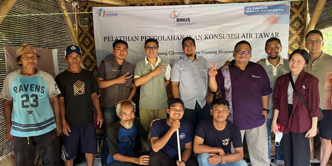 Binus University Memberikan Pelatihan dan Pendampingan Bagi Kelompok Tani Ikan di Bogor