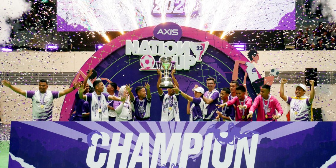 SMAN 8 Makassar Juara Futsal AXIS Nation Cup 2023