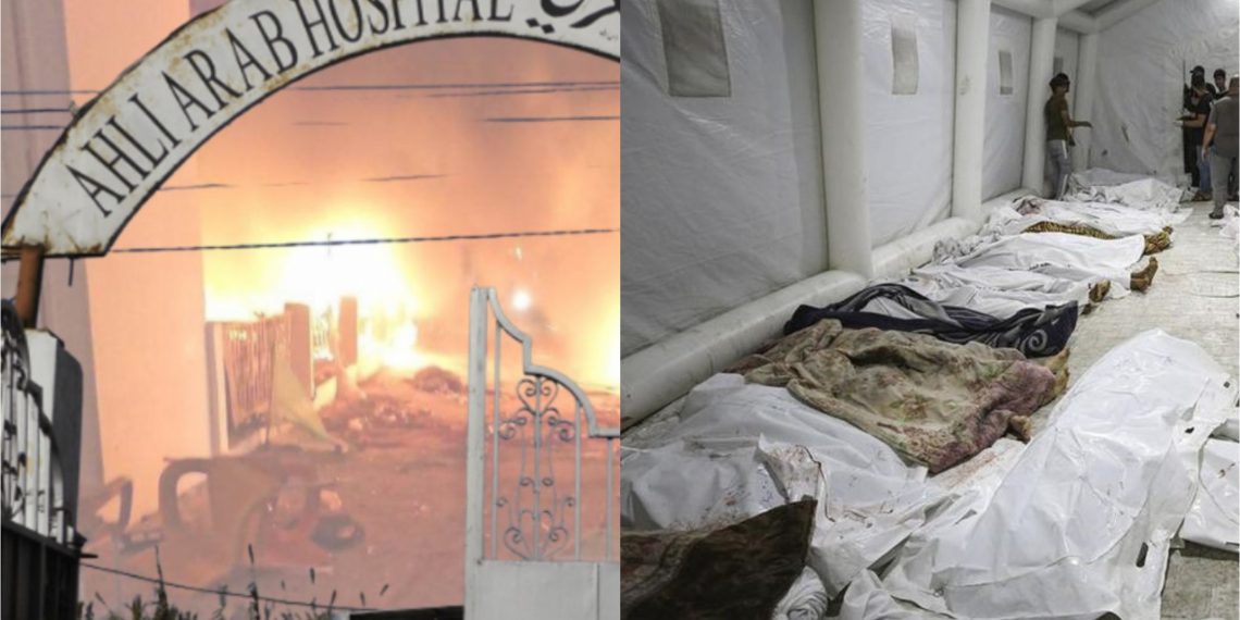 Ratusan Pasien dan Pengungsi Gugur Saat Rumah Sakit di Gaza Dibom