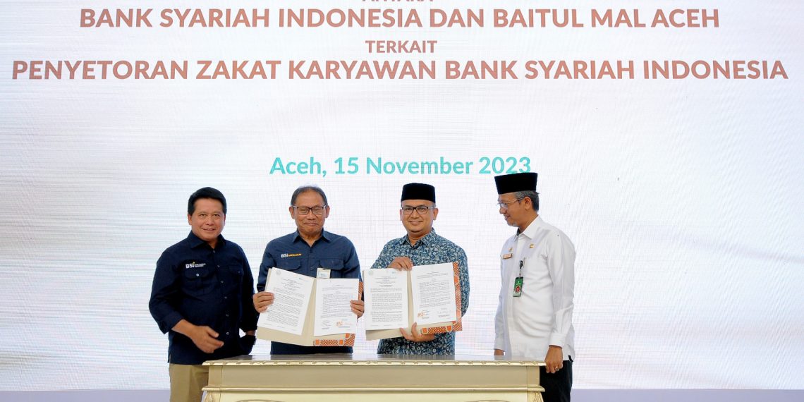 BSI Perkuat Ekosistem Ziswaf di Aceh, Sinergi dengan Baitul Mal Aceh