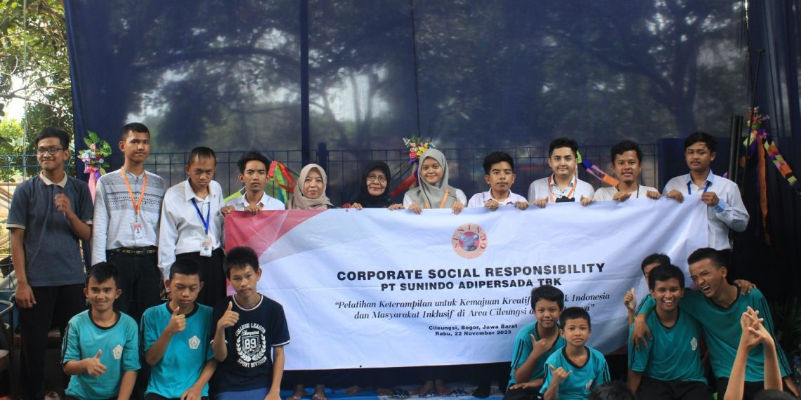 PT Sunindo Adipersada Tbk Gelar Pelatihan Kreatifitas Anak Indonesia dan Inklusif di Area Cileungsi dan Sekitarnya