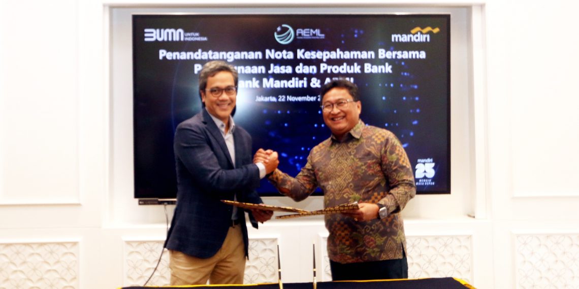 Dorong Adopsi Kendaraan Listrik Tanah Air, Bank Mandiri Teken Kerjasama Dengan AEML
