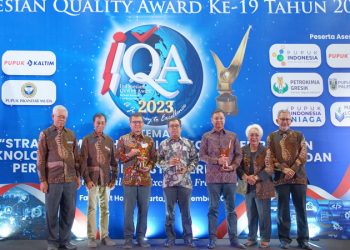 Petrokimia Gresik Raih Platinum Award Atau Nilai Tertinggi Di Ajang IQA 2023 Atas Implementasi Bef Untuk Memajukan Pertanian Indonesia