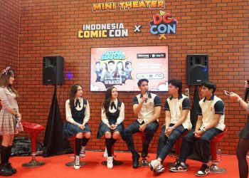 Yesaya Abraham, Beb Tsabina, dan Pemain WeTV Original Dua Wajah Arjuna Lainnya Ramaikan Indonesia Comic Con x DG Con 2023