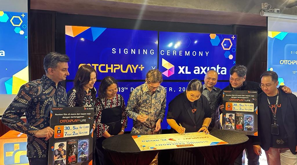 Kerja Sama XL Axiata dengan CATCHPLAY+