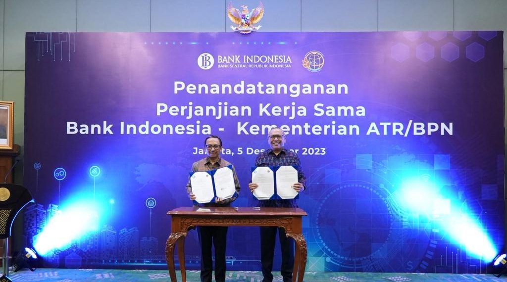 Bank Indonesia dan Kementerian ATR/BPN Jalin Kerja Sama Guna Kemanfaatan UKM