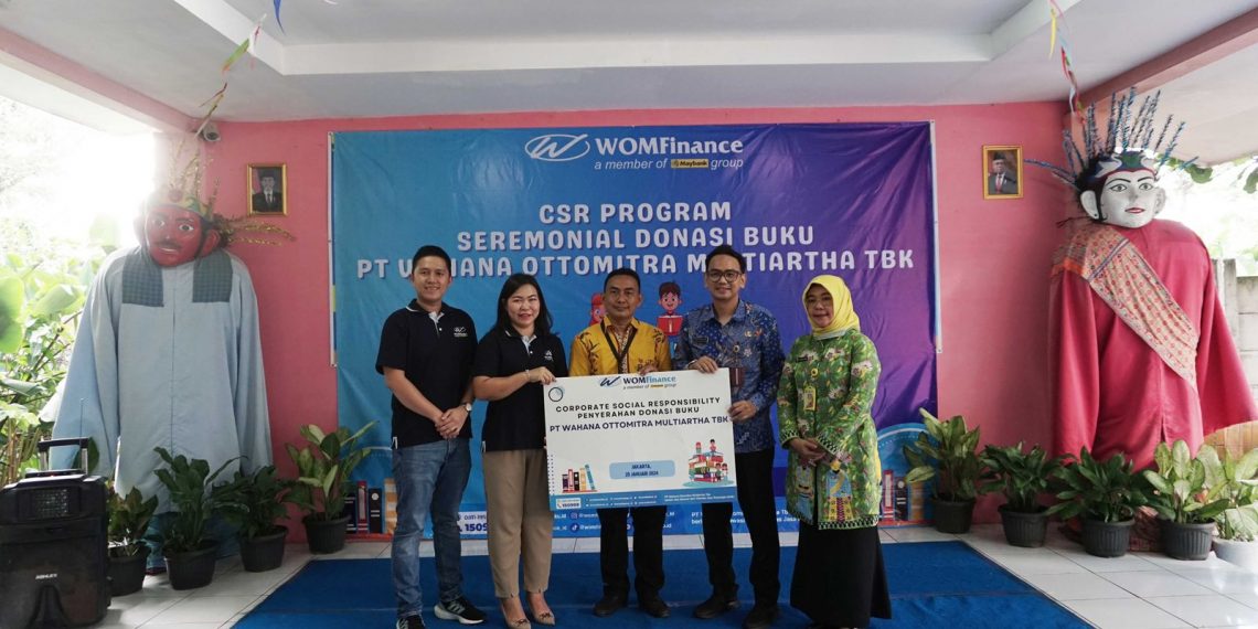 Tumbuhkan Minat Baca Anak, WOM Finance Donasikan 1.000 Buku