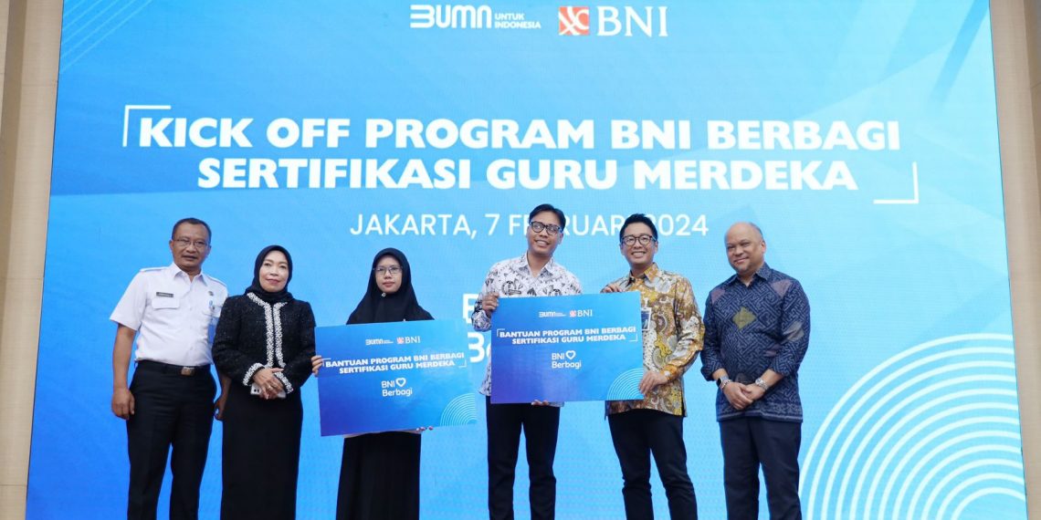 Tingkatkan Kompetensi Pengajar, BNI Bagikan Ribuan Sertifikasi Guru