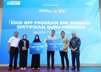 Tingkatkan Kompetensi Pengajar, BNI Bagikan Ribuan Sertifikasi Guru