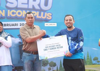 Wujudkan Indonesia Lebih Cerdas, PLN Icon Plus Lakukan CSR di Sumatera Selatan