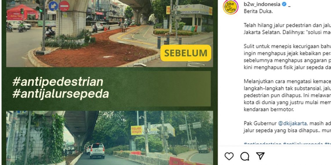 Ternyata, Ubah Jalur Pedestrian jadi Jalan di Simpang Santa Jakarta Tak Mengurai Kemacetan