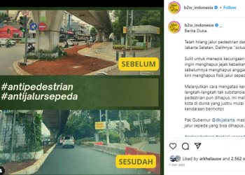 Ternyata, Ubah Jalur Pedestrian jadi Jalan di Simpang Santa Jakarta Tak Mengurai Kemacetan