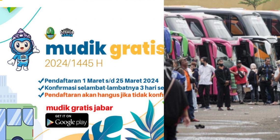 Buruan Daftar, Ada Program Mudik Gratis Dishub Jabar 2024 Bagi 3000 Peserta