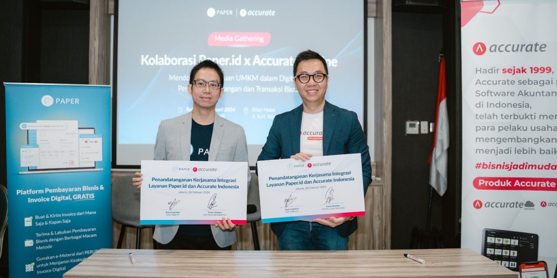 Kolaborasi Paper.id x Accurate Indonesia: Integrasi Transaksi Serta Akuntansi Bisnis Dalam 1 Platform