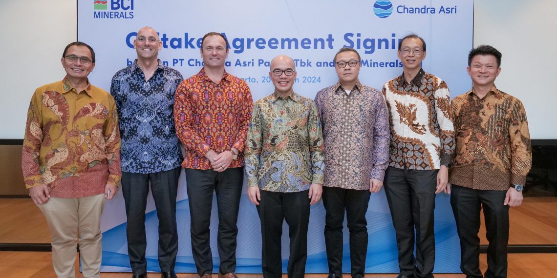 Chandra Asri Menandatangani Perjanjian Offtake Garam dengan BCI  Minerals dari Australia