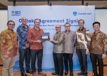 Penandatanganan Perjanjian Offtake PT Chandra Asri Pacific Tbk dan BCI Minerals Ltd