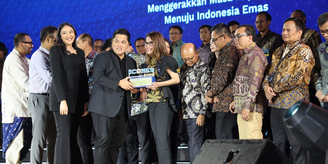 MIND ID Raih Penghargaan Best Corporate Action Handling dari Menteri BUMN RI Erick Thohir