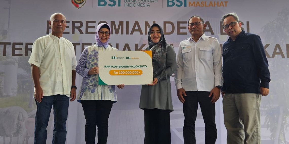 Majukan Ekonomi Desa BSI Bersinergi Dengan BSI Maslahat Kembangkan Klaster Pertenakan di Mojokerto