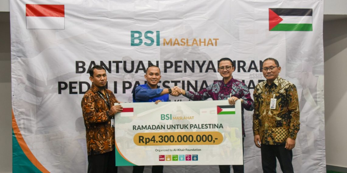 Bantuan BSI Maslahat untuk Palestina